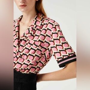 NWT! Exquise Size L • Pink Blouse Anthropologie Revolve.